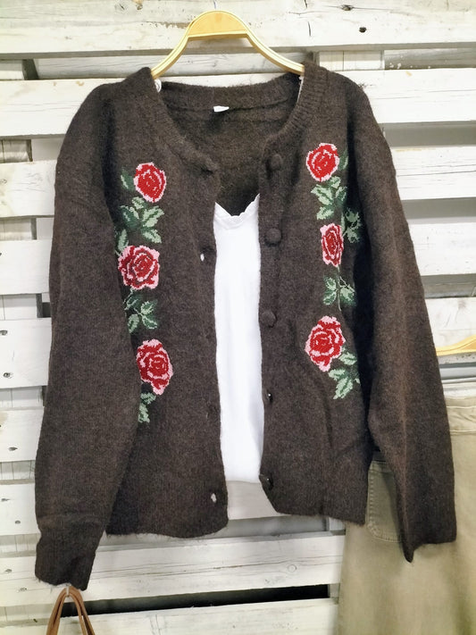Chaqueta Joya Bordados Roses - botanikamoda