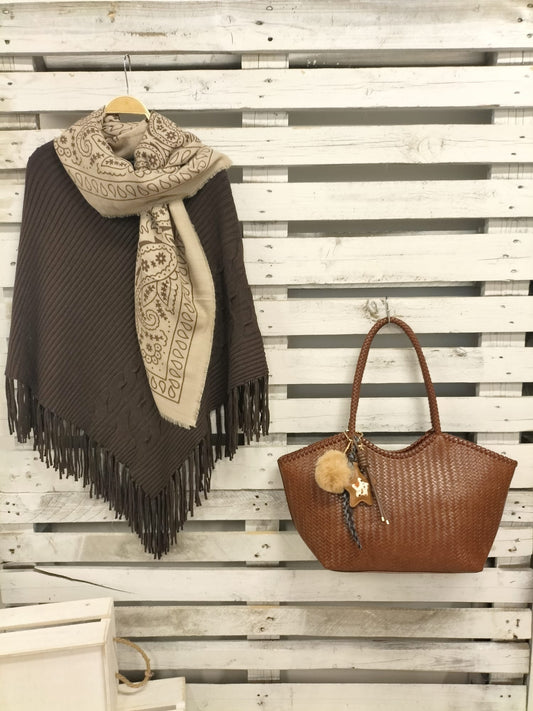 BOLSO ICON EFECTO PIEL + cuelga bolsos - botanikamoda