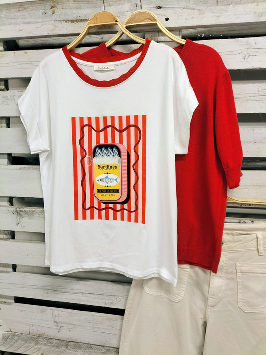 Camiseta Sardinitas - botanikamoda