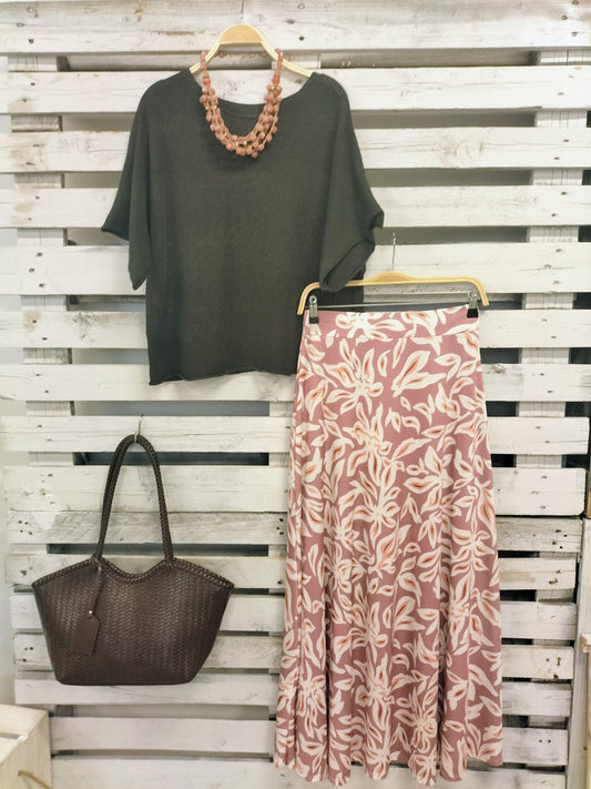 Suéter costuras Chocolate - botanikamoda