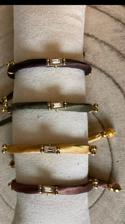 Pulsera charm Satinada