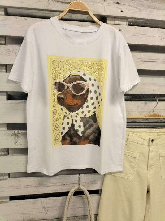 CAMISETA TOPITOS amarilla - botanikamoda