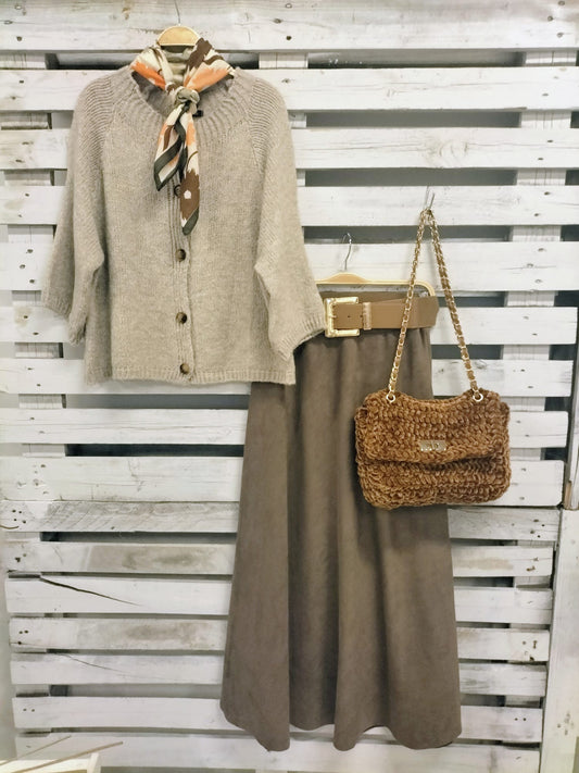 Chaqueta adorable tostado - botanikamoda