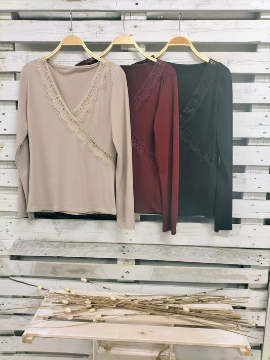 Top básico deluxe negro