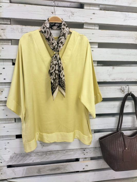 Bluson satinado mimosa - botanikamoda