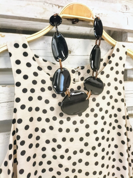 ¡Quedan 1!Vestido Cascais lunares - botanikamoda