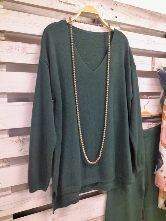 Jersey Over verde botella