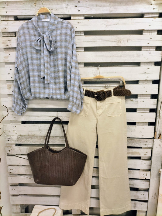 Jeans Beige Favorecedor elásticos Talla XL42 - botanikamoda