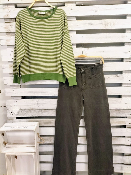 Jeans Favorecedores choco elásticos T.M38 - botanikamoda