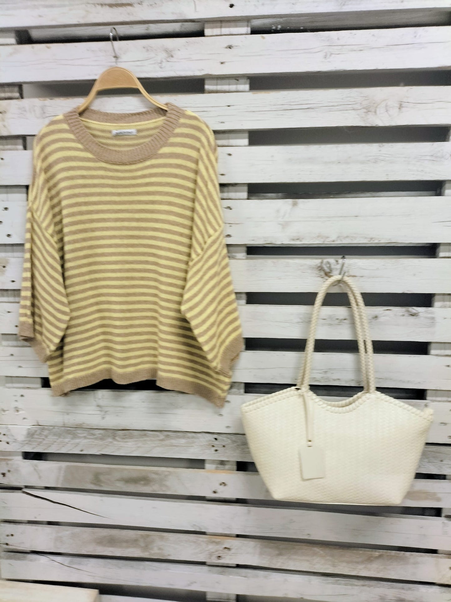 Jersey stripes amarillo - botanikamoda