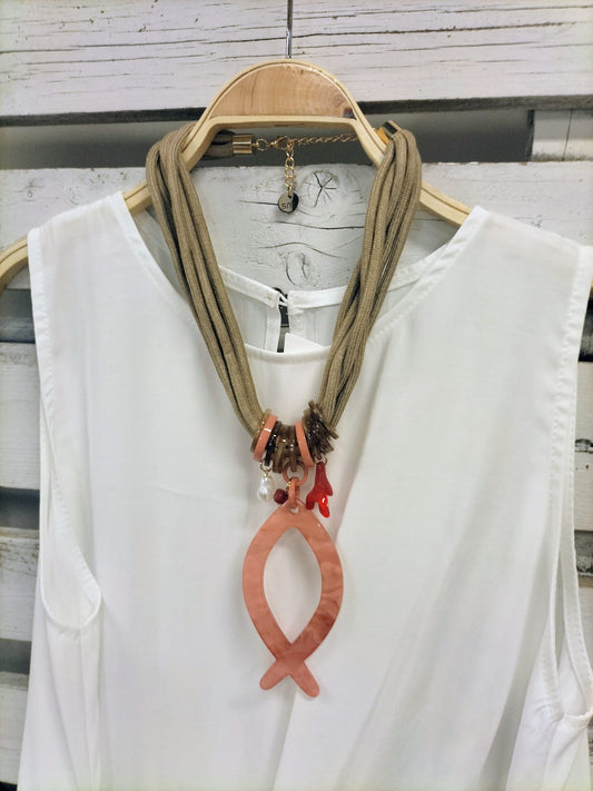 Collar Fish acetato