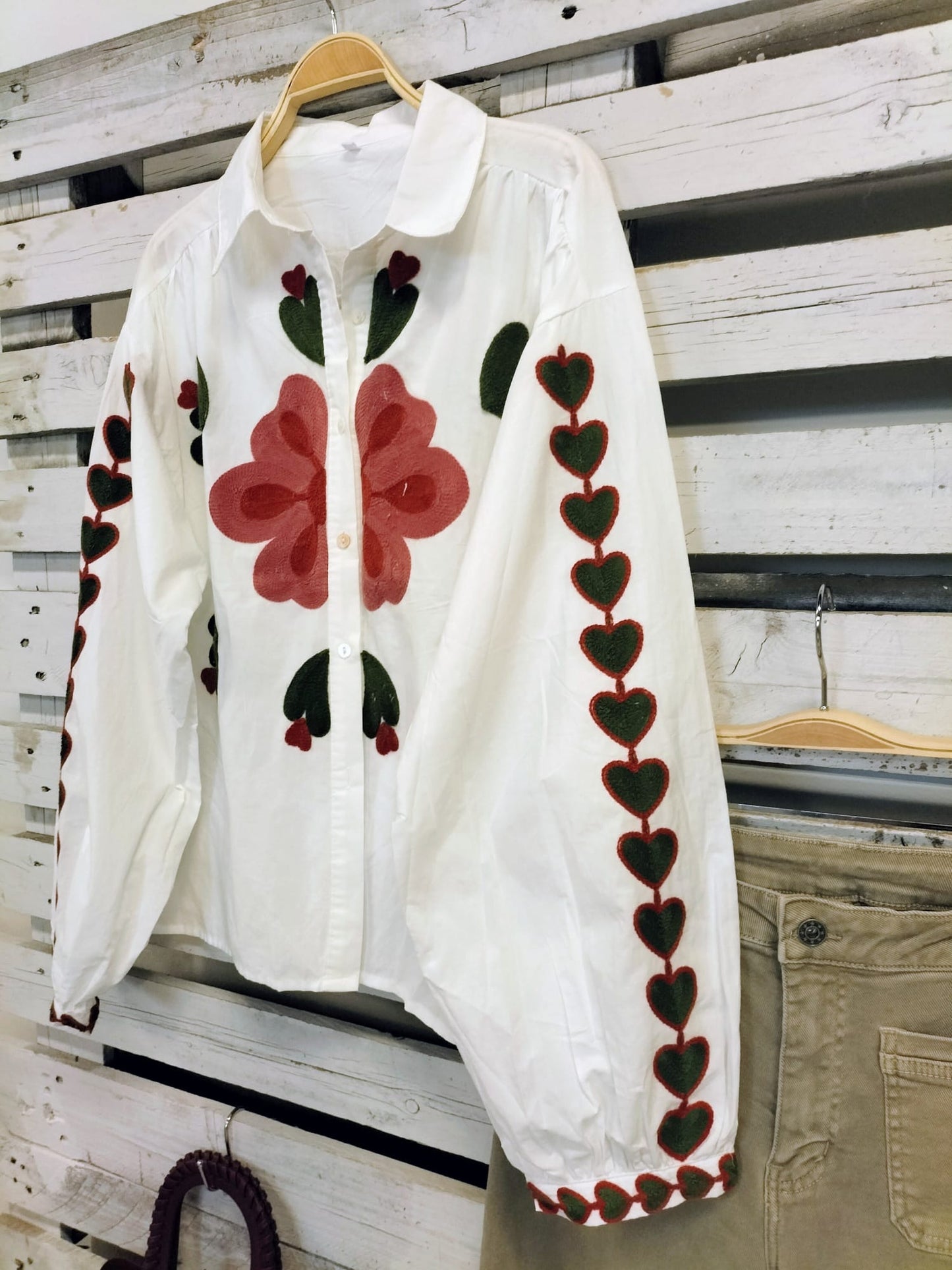 Camisa Bordados Valentina