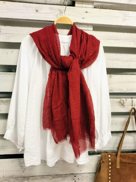 Fular Nature Burdeos - botanikamoda