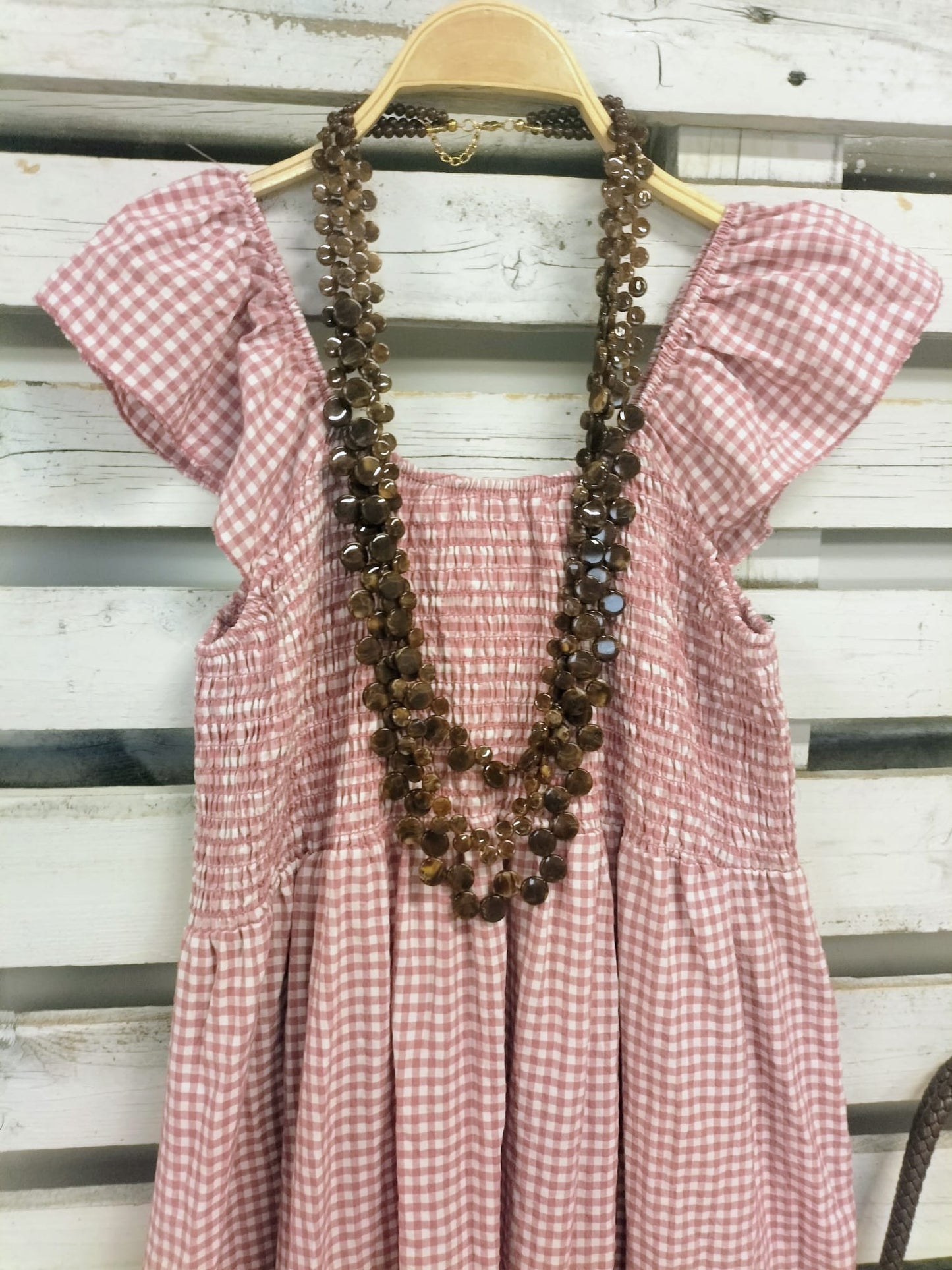 Vestido Lady Vichy rosa