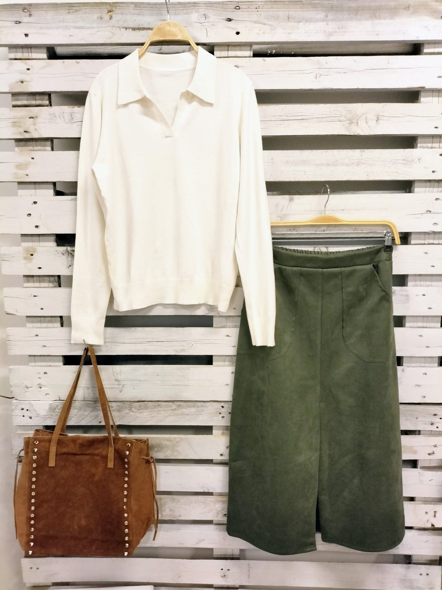 Polo tejido soft calentito crudo - botanikamoda