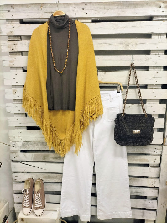 Jeans Blanco Favorecedores elásticos Talla L40 - botanikamoda