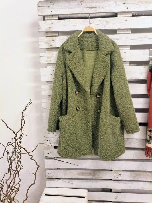 Abrigo Chic verde