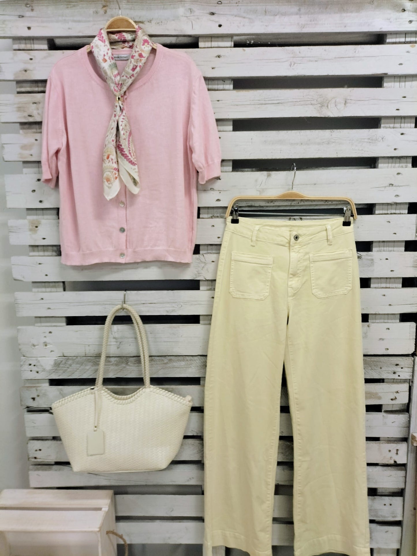 Pañuelito anillo floral - botanikamoda