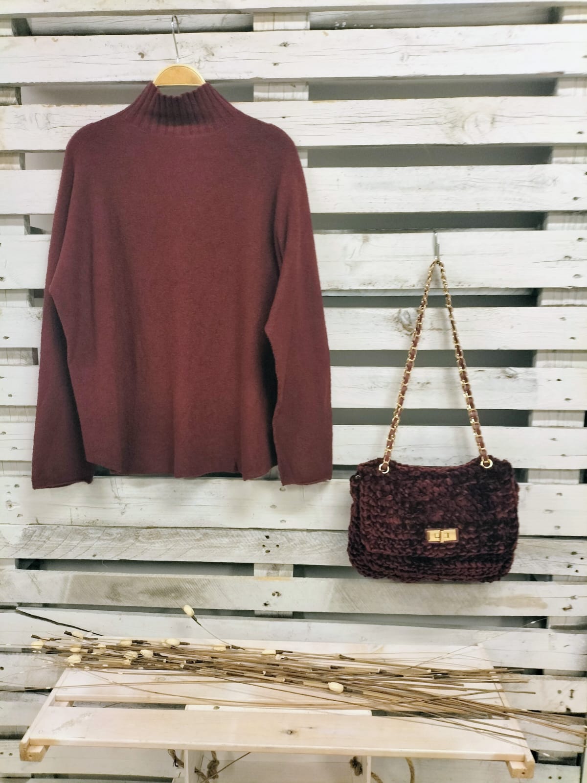 Jersey Gustoso burdeos