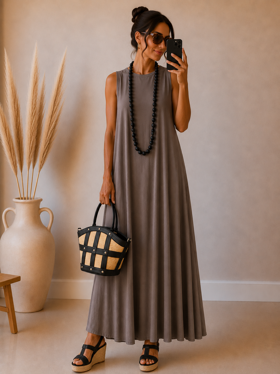 Collar Seda Negro