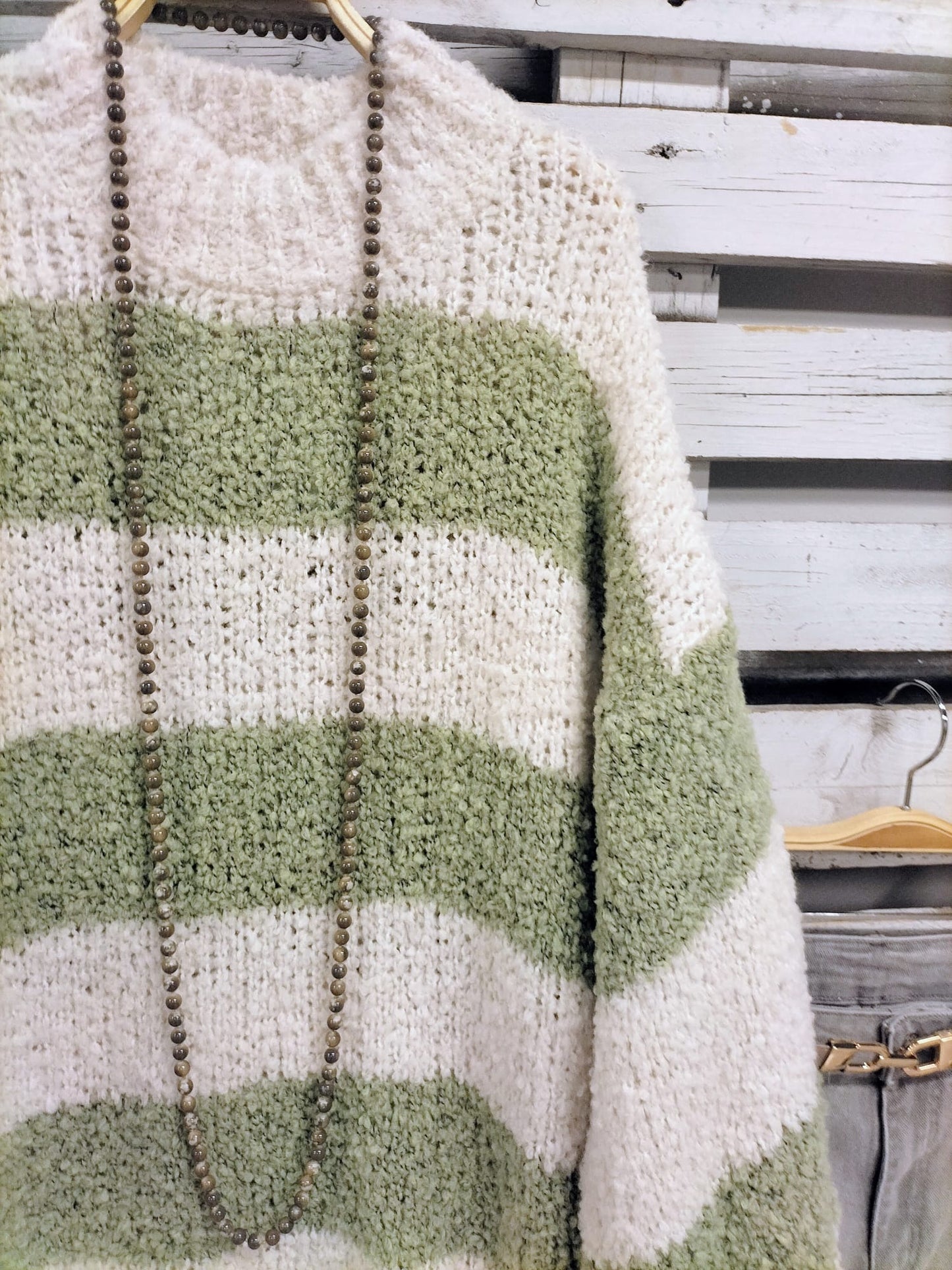 Jersey Over Cream Verde claro