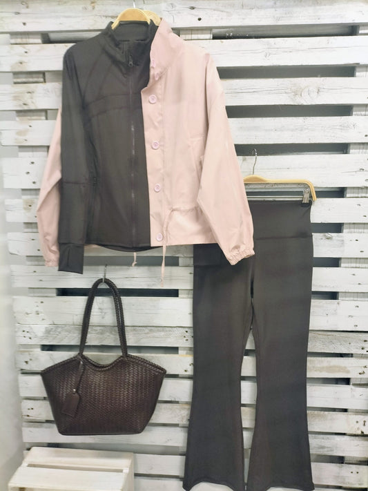 Conjunto Sport Chic choco M-L - botanikamoda