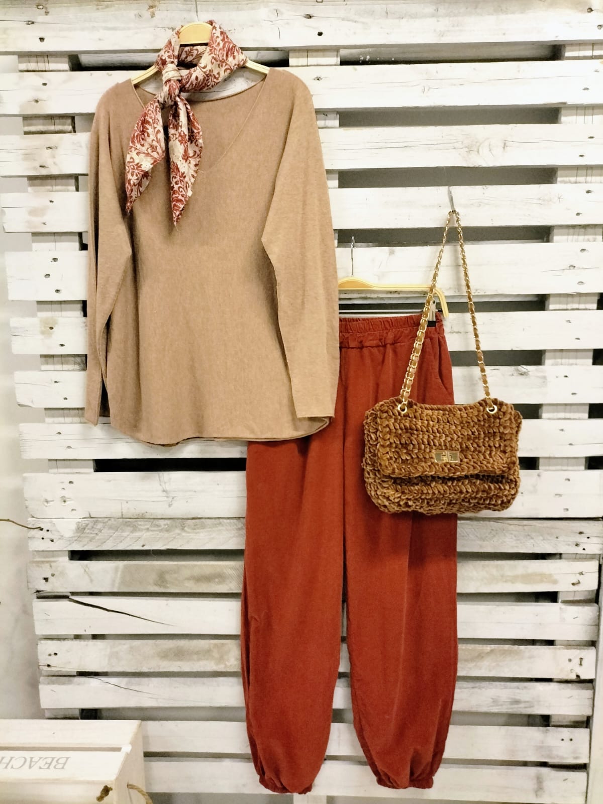 Jersey Basic tostado