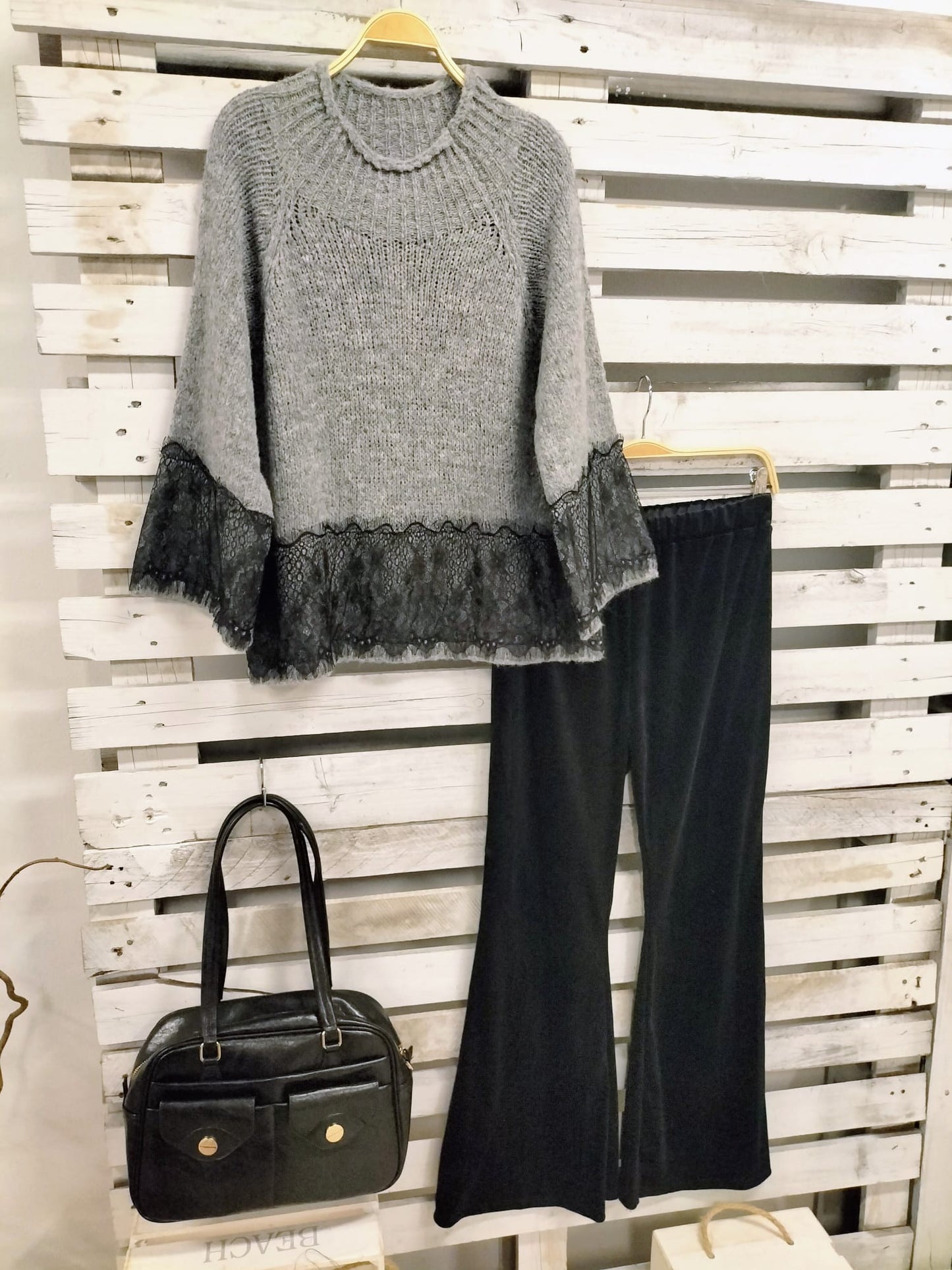 Pantalón Yeye Velvet Negro