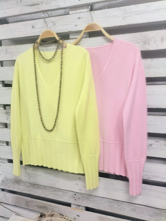 Jersey Soft amarillo limón - botanikamoda