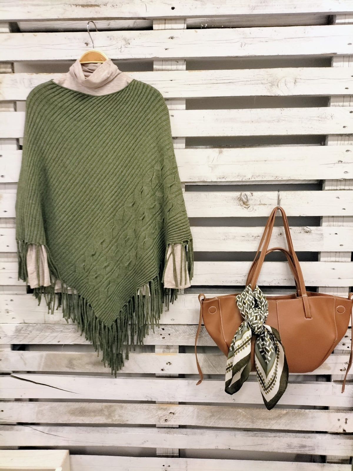 Pañuelo Soft verdes - botanikamoda