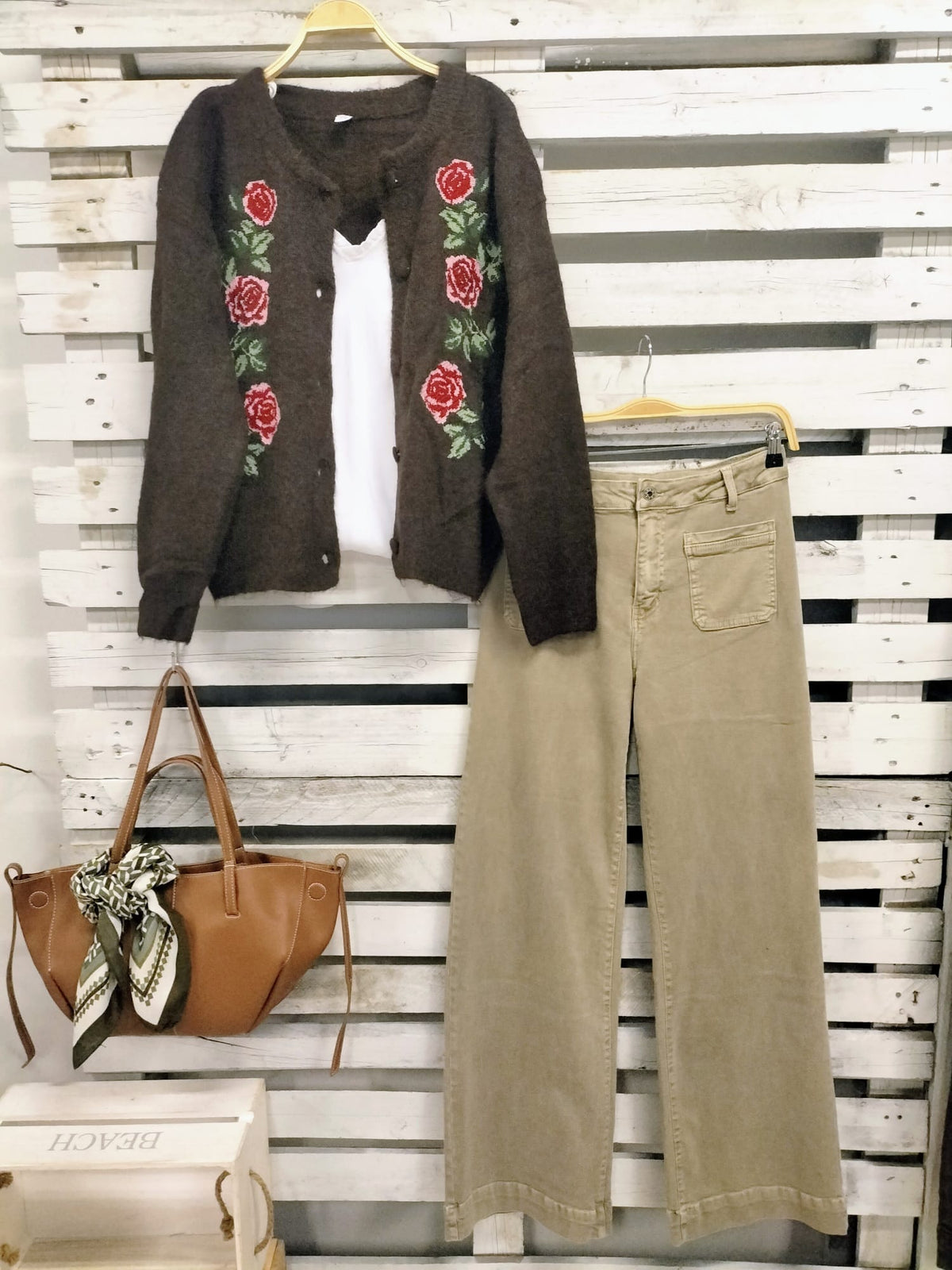 Chaqueta Joya Bordados Roses - botanikamoda