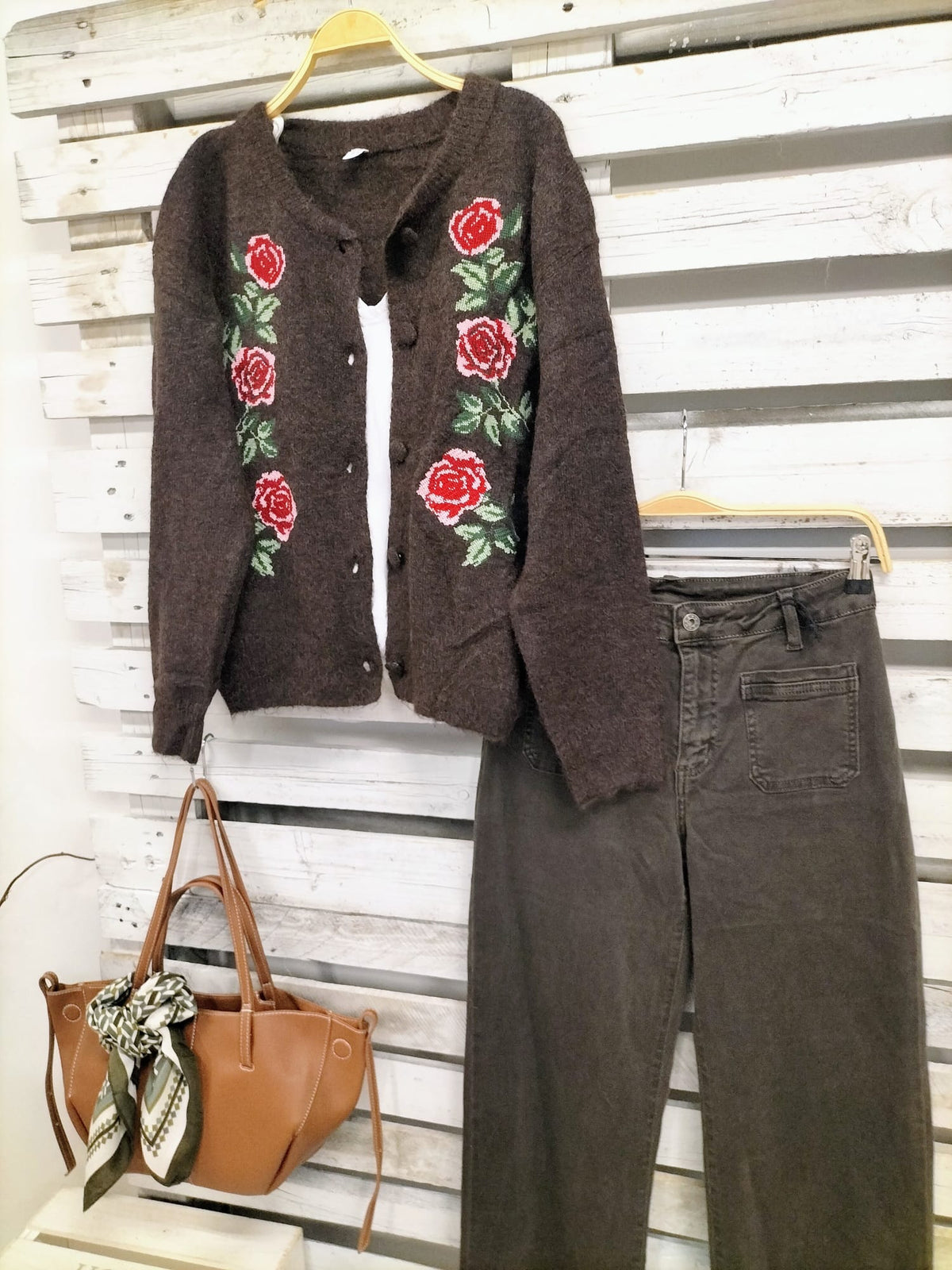 Chaqueta Joya Bordados Roses - botanikamoda