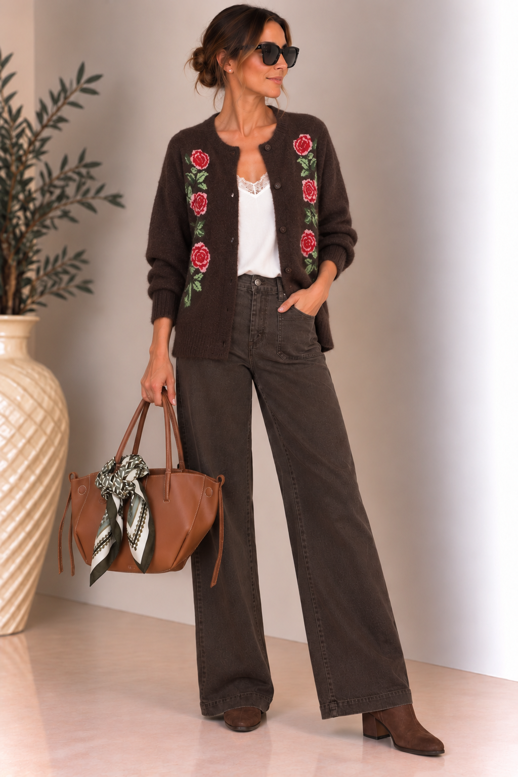 Jeans  Favorecedores choco elásticos T.L40 (copia) - botanikamoda
