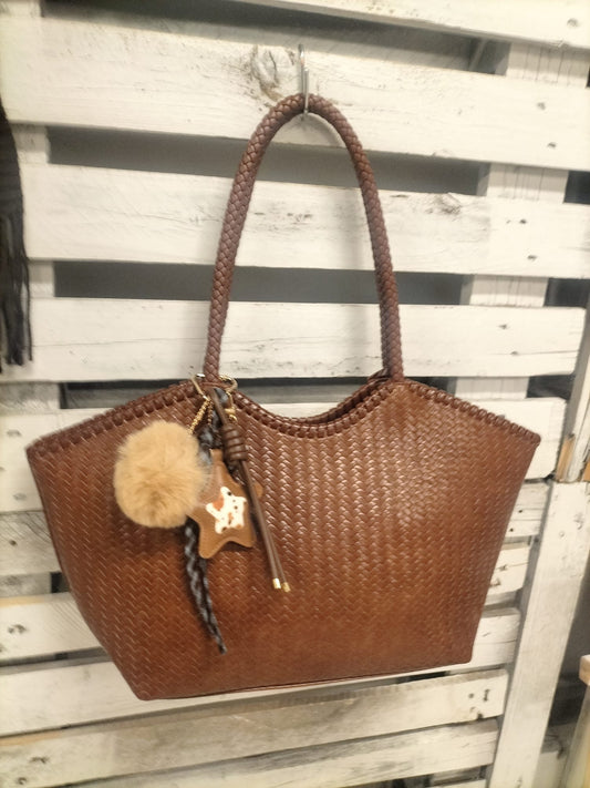 BOLSO ICON EFECTO PIEL + cuelga bolsos - botanikamoda