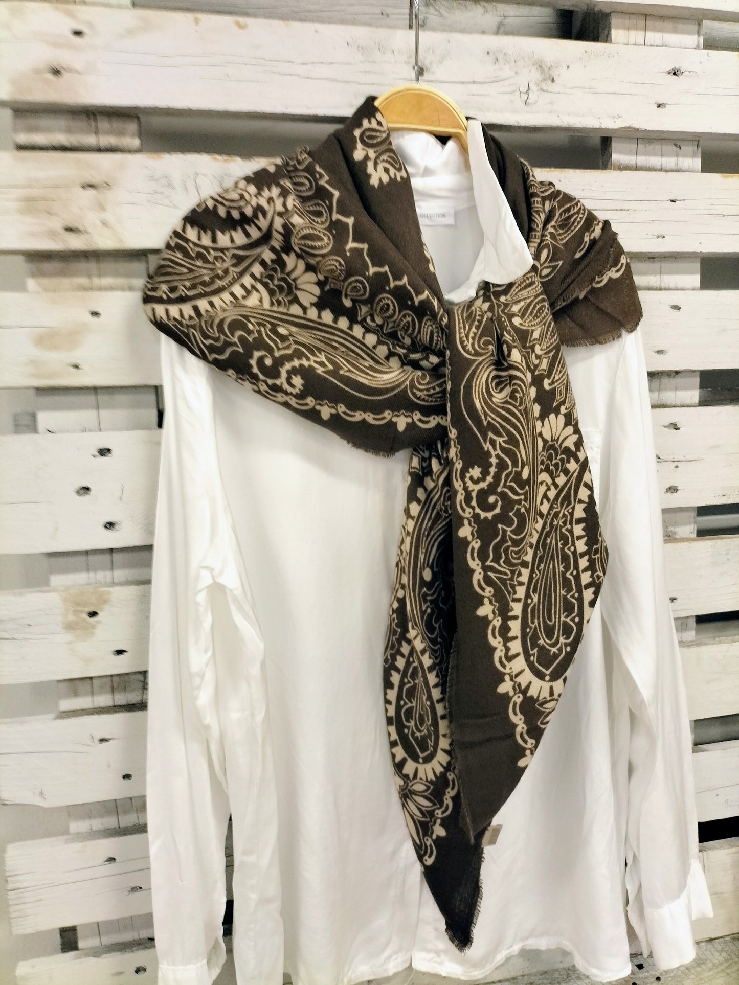 Pashmina Ameba Choco - botanikamoda