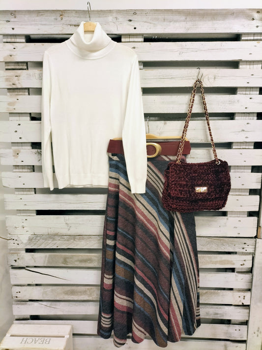 Jersey básico blanco roto