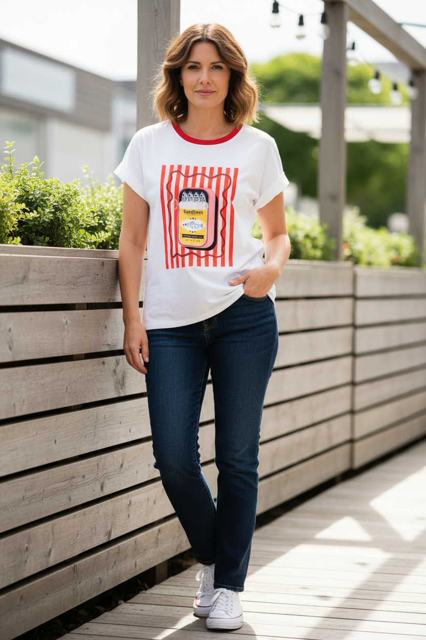 Camiseta Sardinitas - botanikamoda