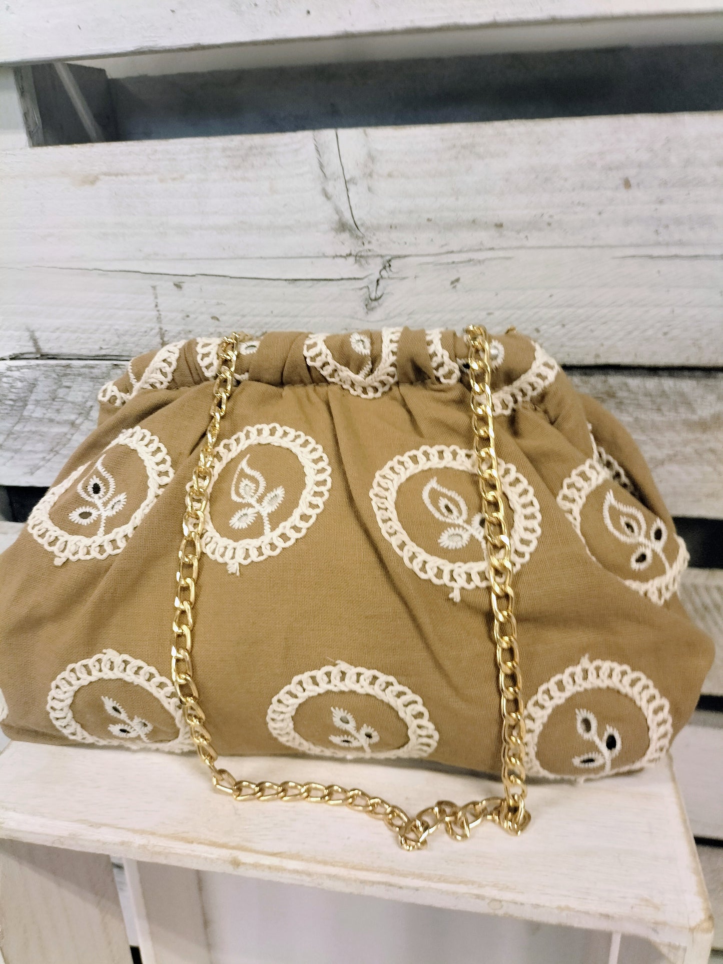 Bolso Romántic Camel - botanikamoda