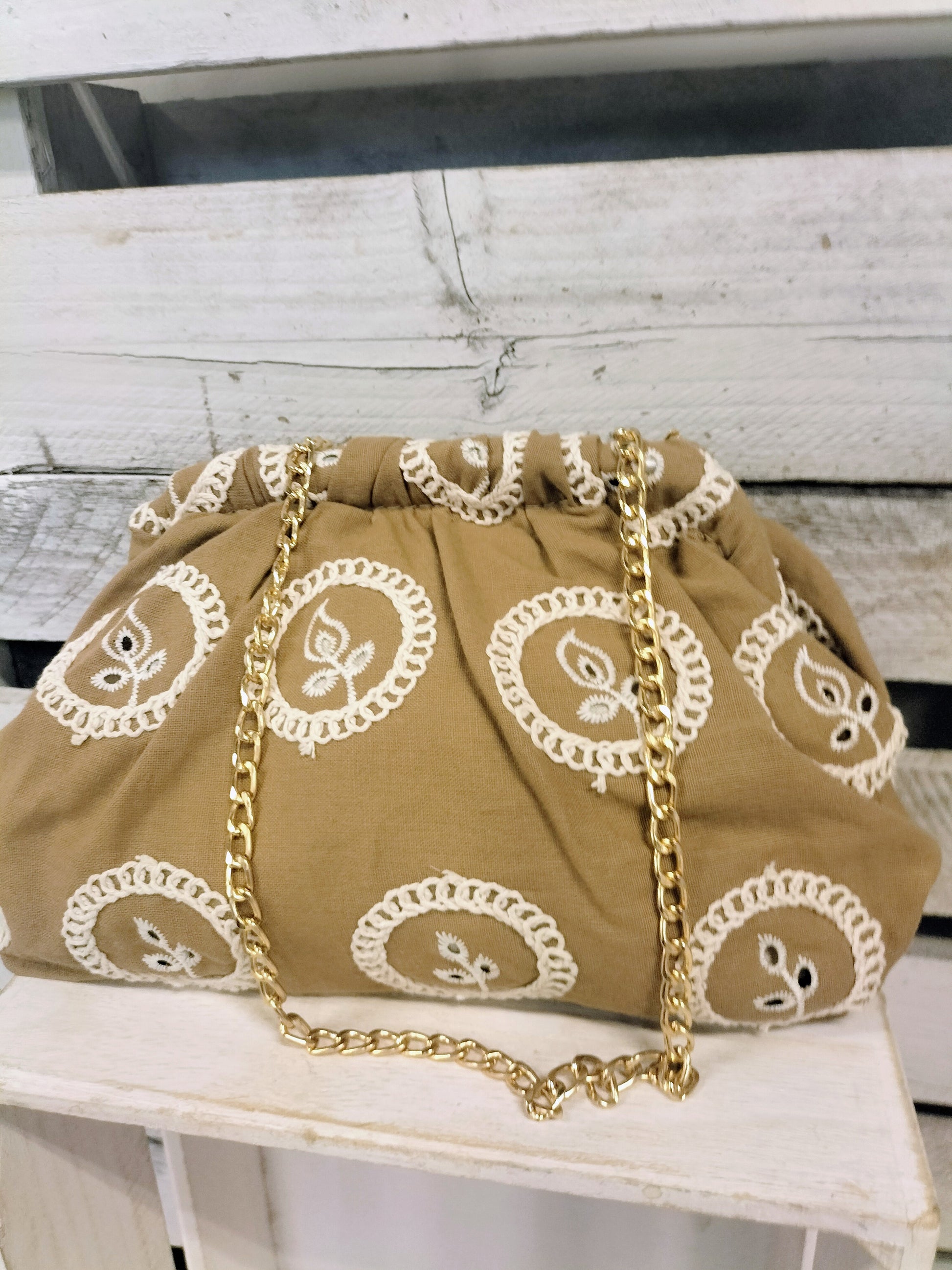 Bolso Romántic Camel - botanikamoda