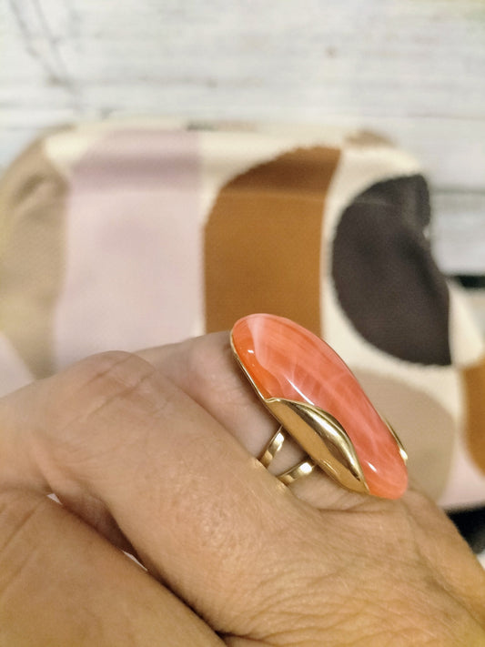 Anillo ajustable Coral