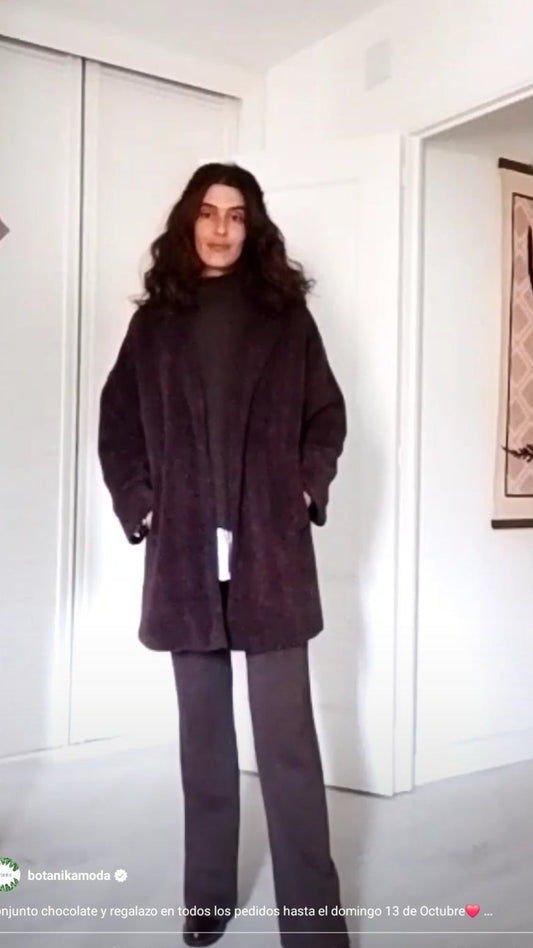 Abrigo  Milano Choco - botanikamoda