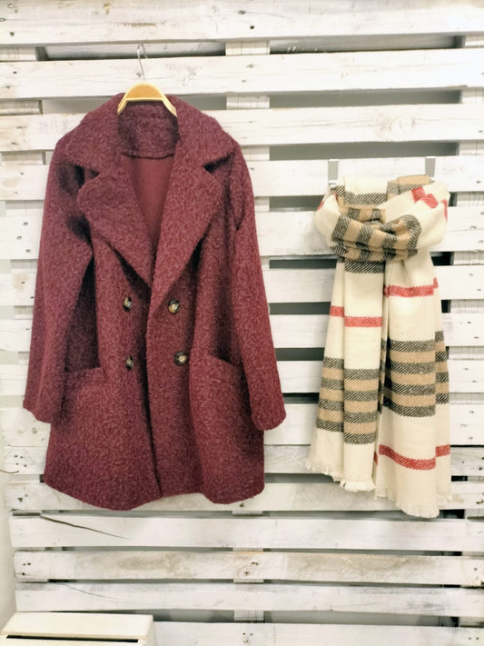 Abrigo Chic Burdeos