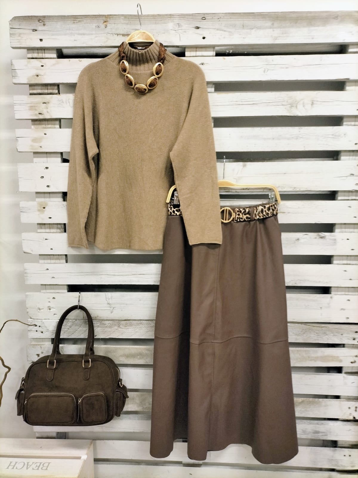 Bolso efecto Ante choco