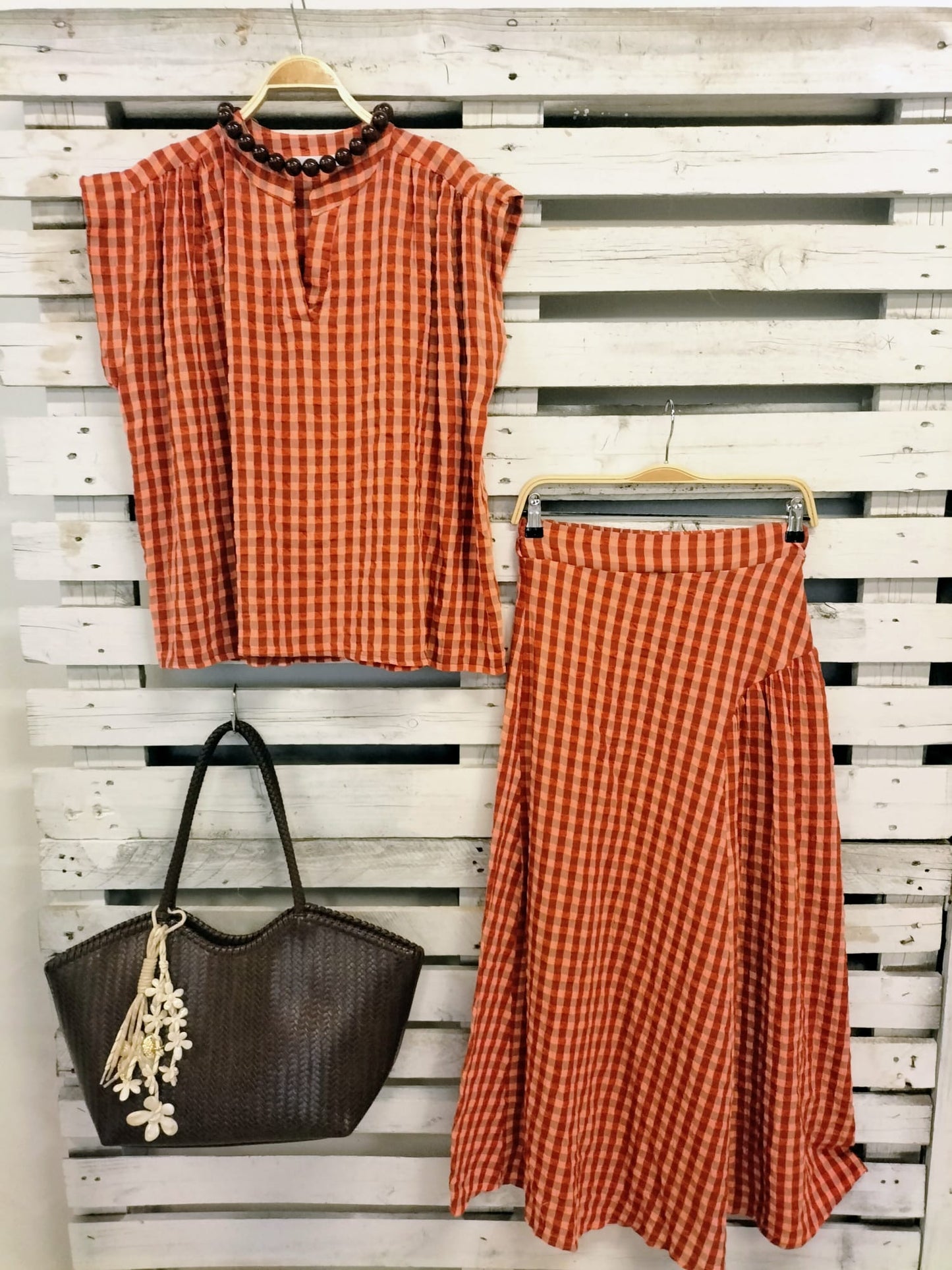 Collar Bolas choco - botanikamoda