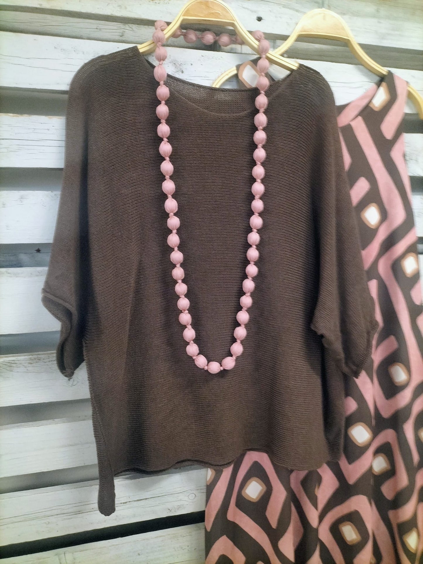 Collar Seda rosa - botanikamoda