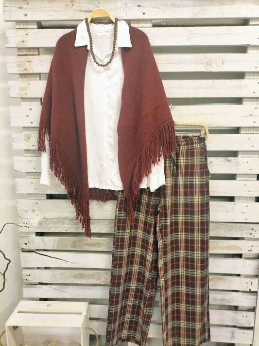 Pantalón cuadros comfy