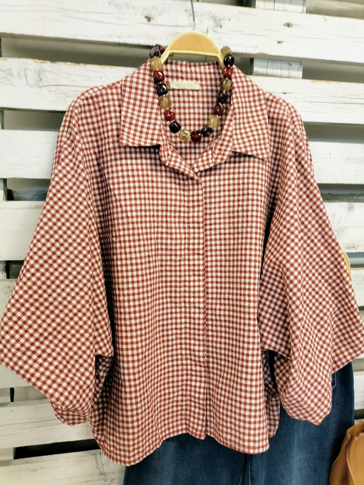 Camisa Lady Vichy - botanikamoda