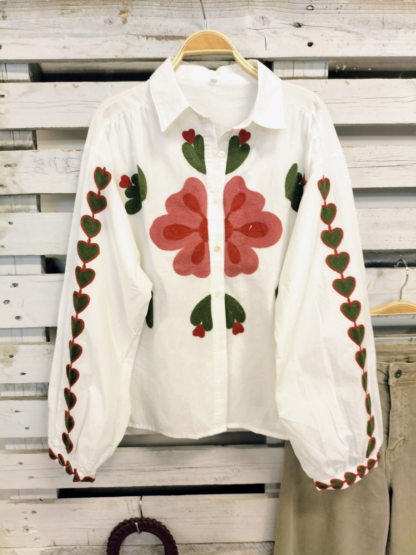 Camisa Bordados Valentina