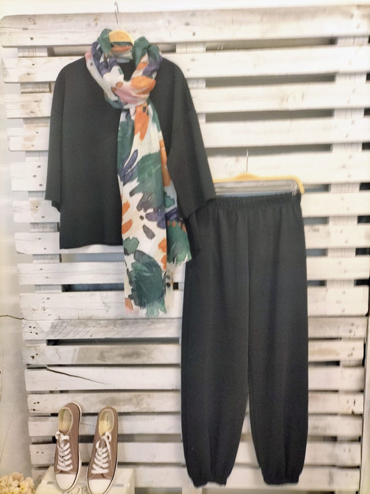 Pantalón Oslo Negro - botanikamoda