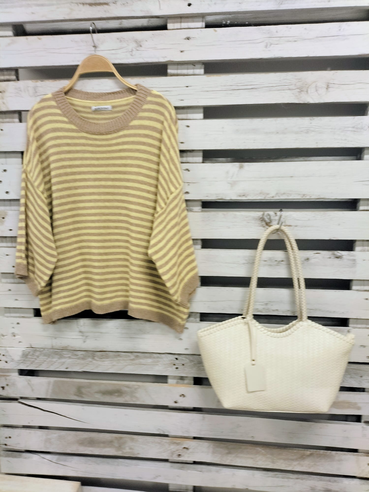 Jersey stripes amarillo - botanikamoda